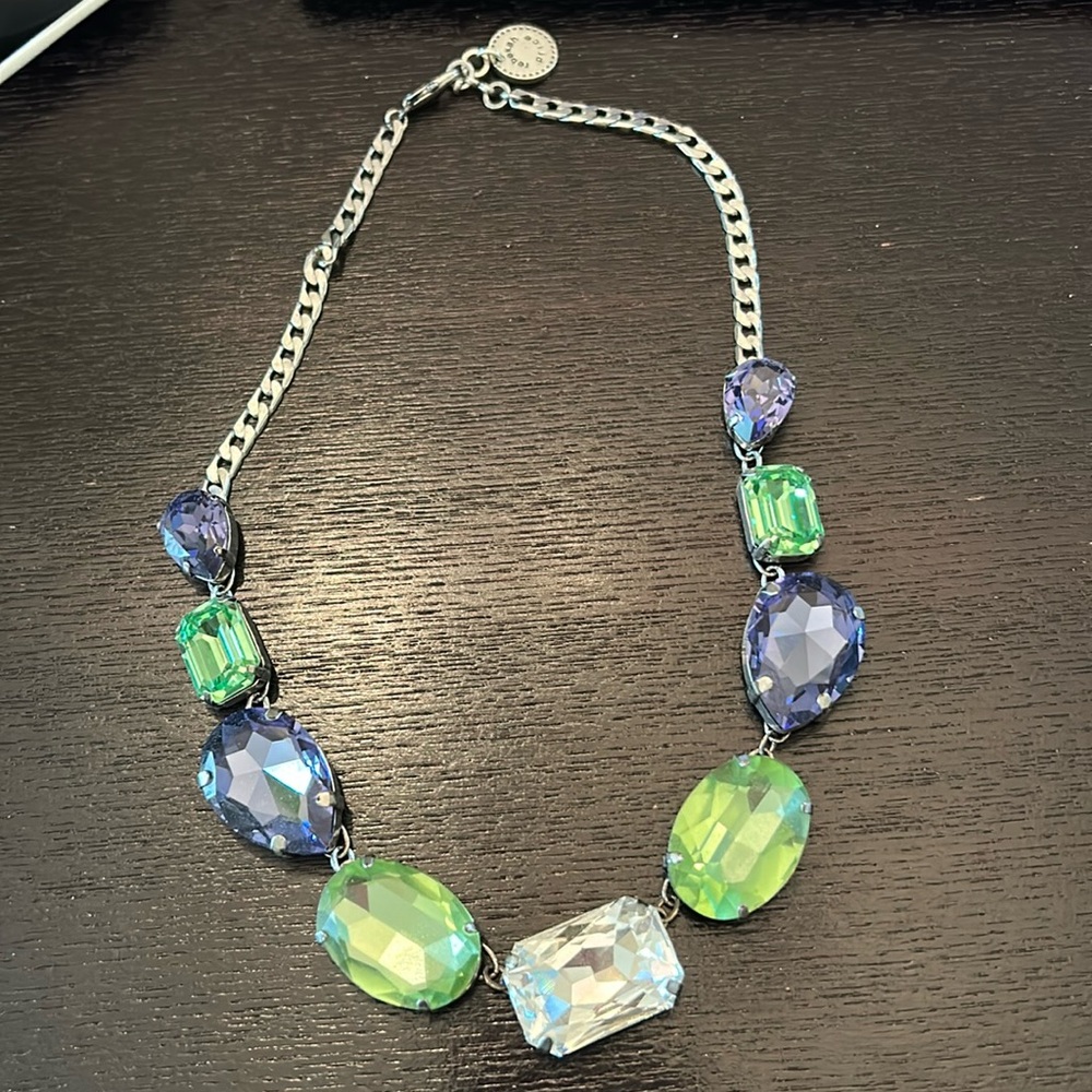 Rebekah Price Abstract Crystal Necklace